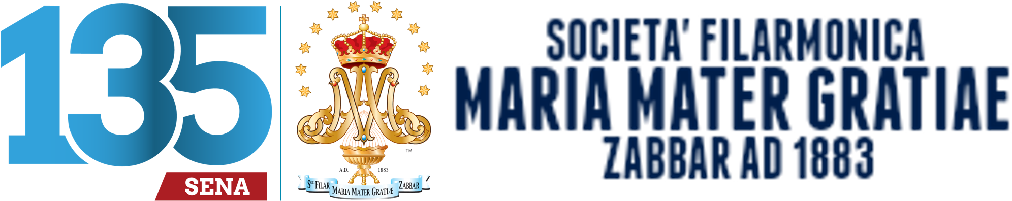 Societa' Filarmonica Maria Mater Gratiæ Zabbar Ad - Società Filarmonica Maria Mater Gratiæ (2190x532), Png Download