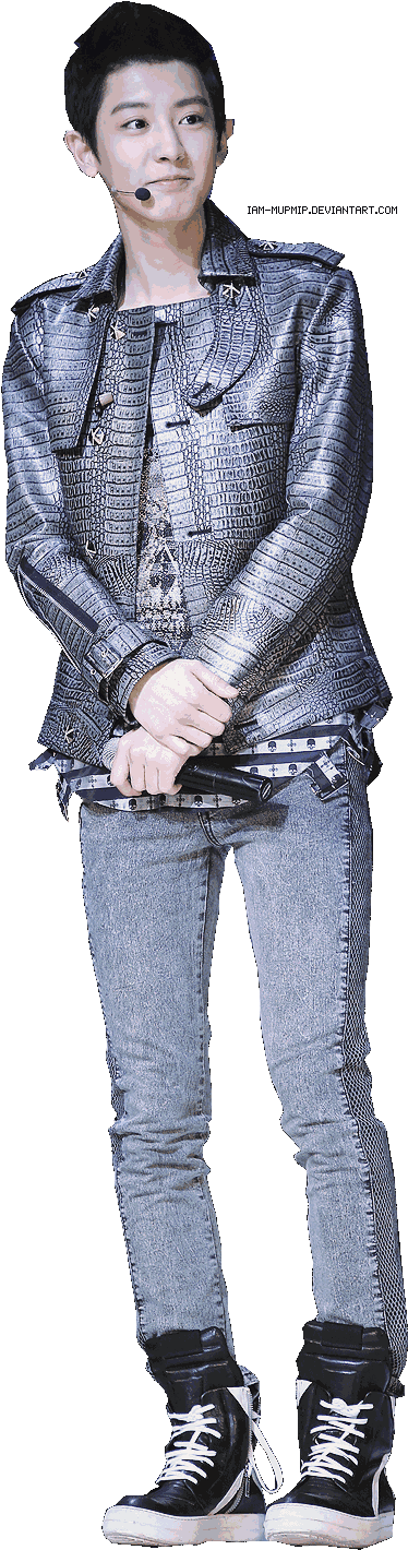 [exo-k] Park Chanyeol ❤ - Gun (527x1500), Png Download