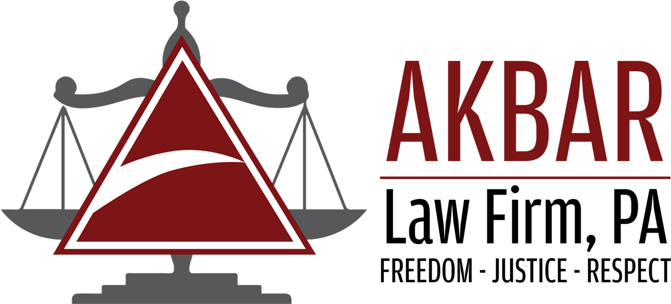 Akbar Law Firm, Pa - Lawyer (1382x653), Png Download