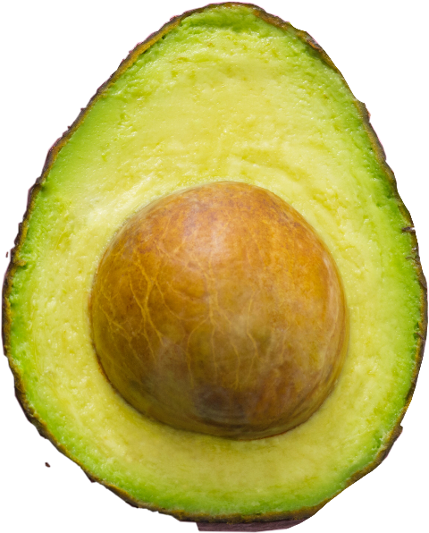 Avocado (480x596), Png Download