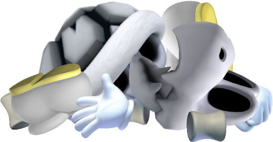 Dry Bones Pile - Mario Dry Bones Broken (580x315), Png Download
