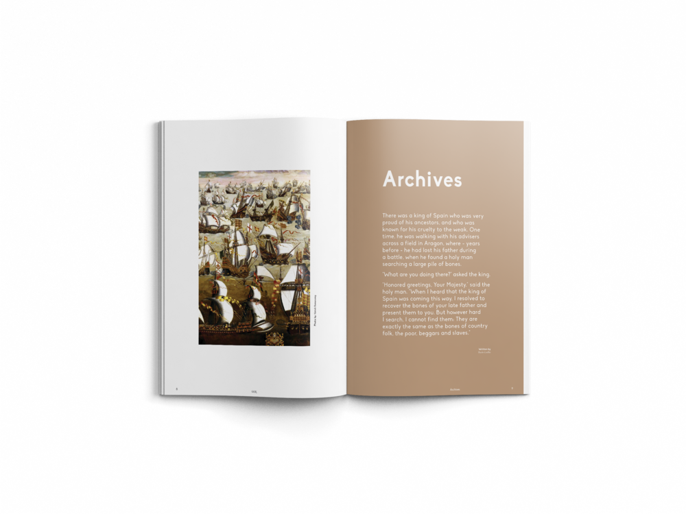 Sol Mockup Spread- Archives - Spanish Armada (1000x750), Png Download