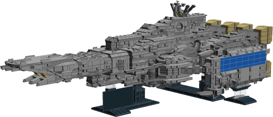 Lego - Sdf-1 - Stand - 2 - Lego Macross Sdf 1 (1024x542), Png Download