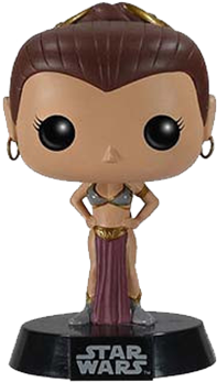 Star Wars Slave Leia Icon - Figurine Pop Star Wars (400x400), Png Download