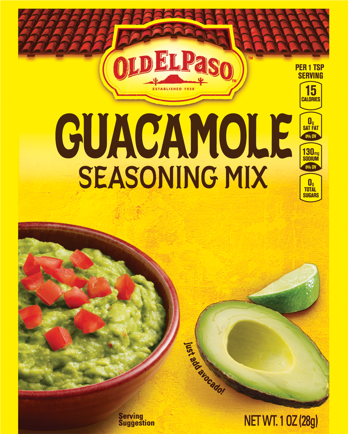 Old El Paso Taco Seasoning Mix Original 1oz (1800x1800), Png Download