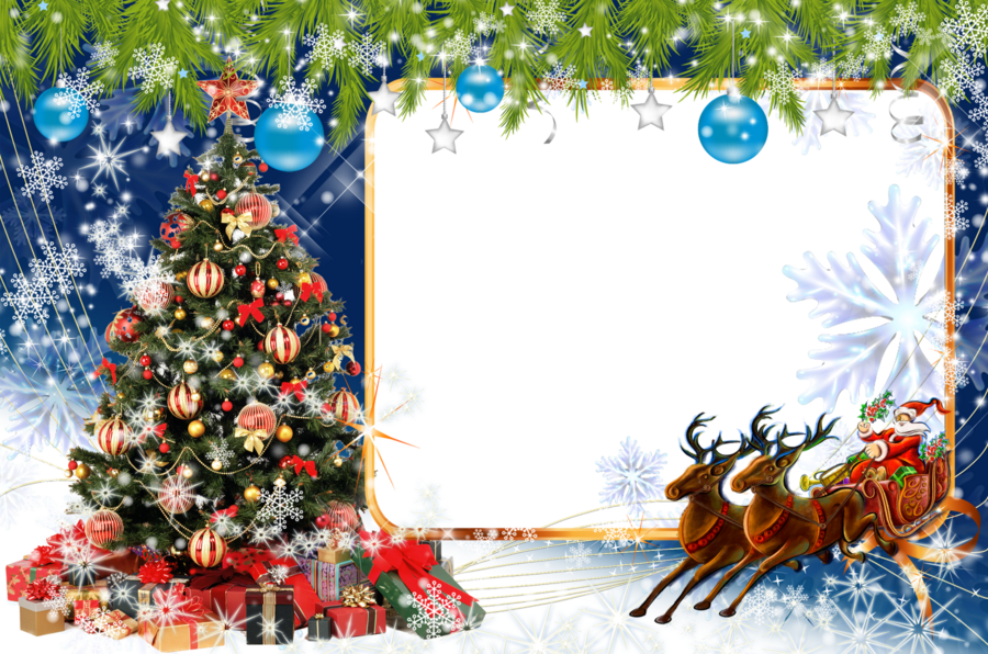 Download Merry Christmas Jpg Frame Clipart Christmas - Merry Christmas Foto Frame (900x596), Png Download