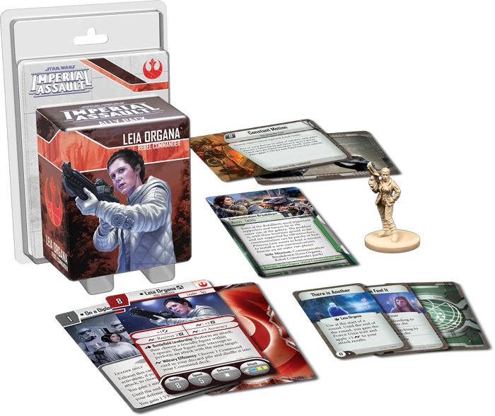 Star Wars Imperial Assault Leia Organa Ally Pack Board - Imperial Assault Luke Jedi (700x588), Png Download