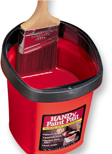 Handy Paint Pail (374x500), Png Download