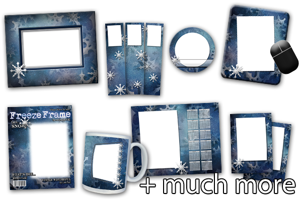 Holiday/winter Event Templates - Picture Frame (600x400), Png Download