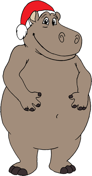 Banner Forgetmenot Animals Hippos - Gloria (380x695), Png Download