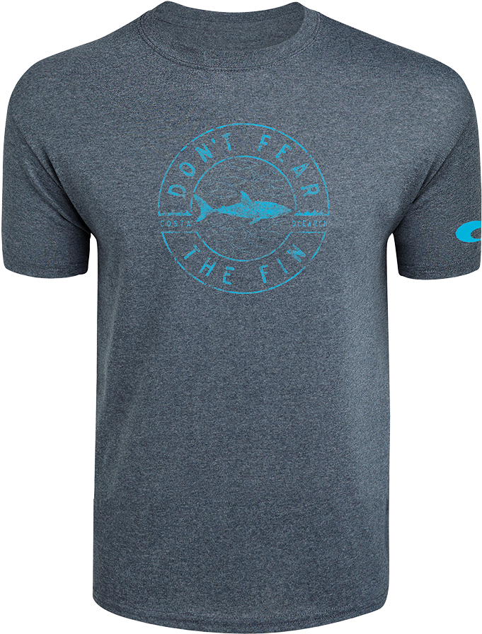 Costa Del Mar Ocearch Fin In Charcoal, Size M, Angle - Costa Del Mar (2000x1000), Png Download