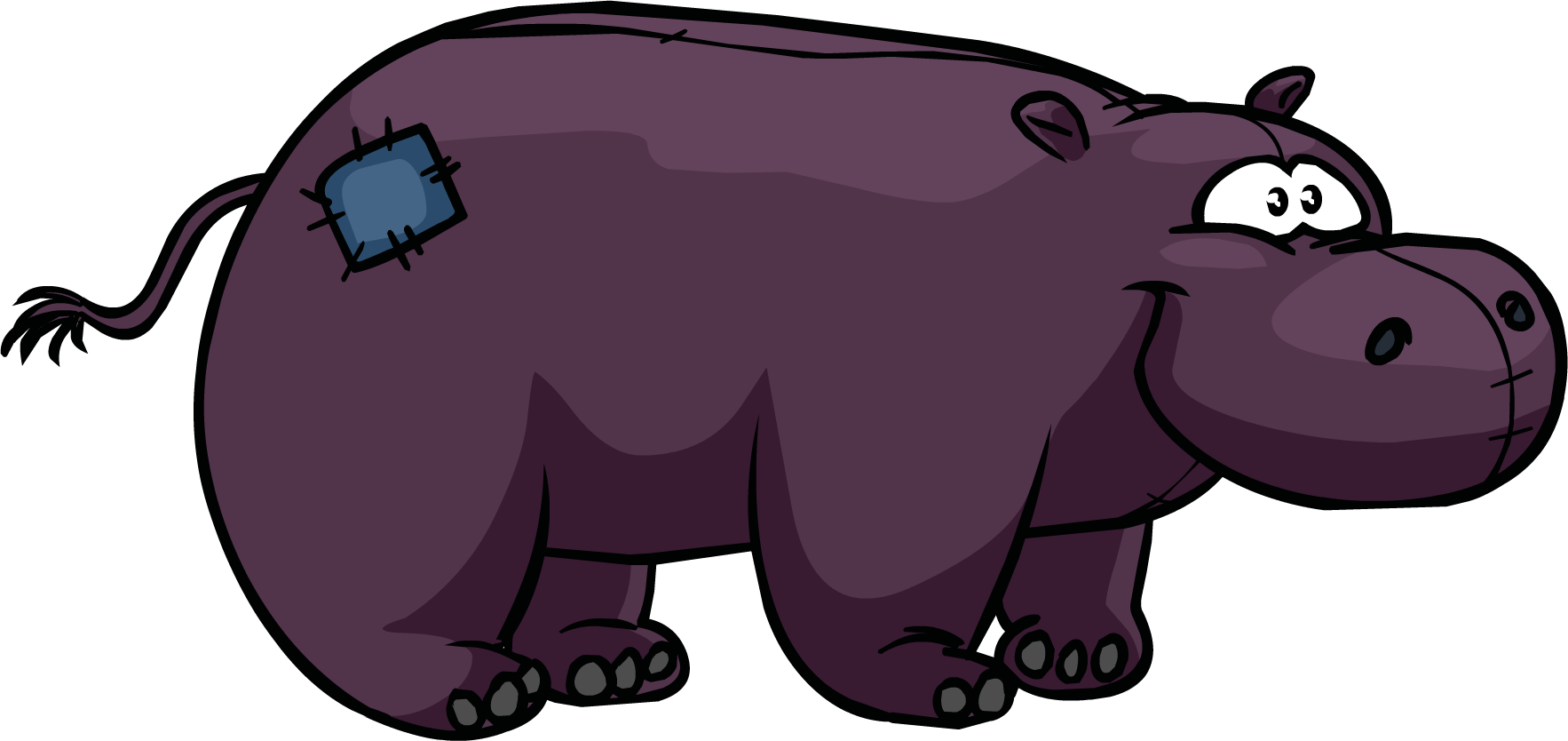 Hippopotamus - Hippo Sprites (1766x834), Png Download