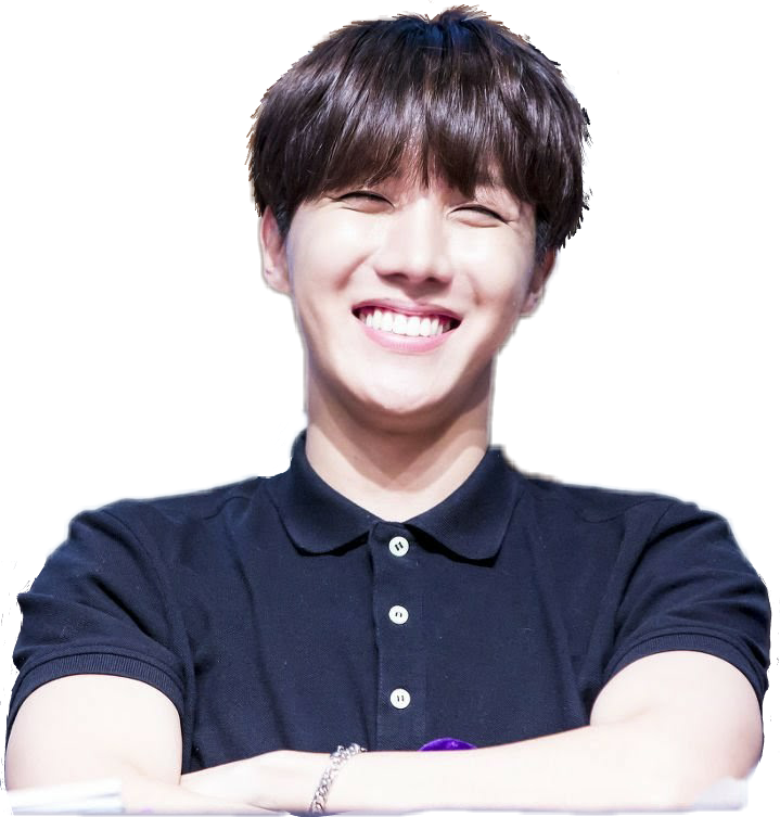 Jhope Drawing Smile Clipart Black And White Stock - Jhope Smile Transparent (719x753), Png Download