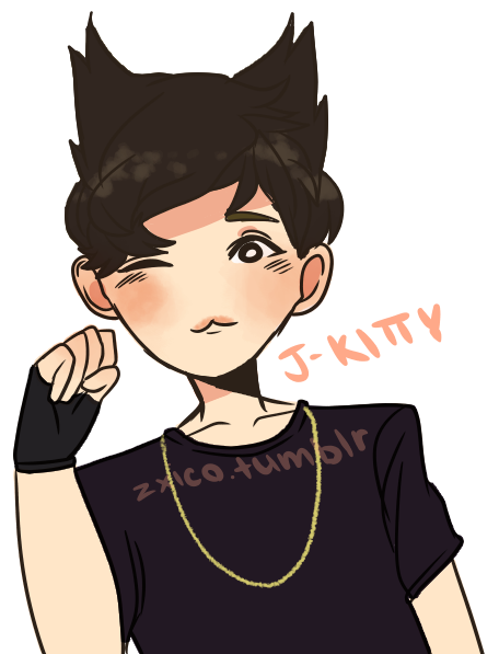 J Kitty By Weaq Picture Freeuse - Bts Anime J Hope (522x631), Png Download