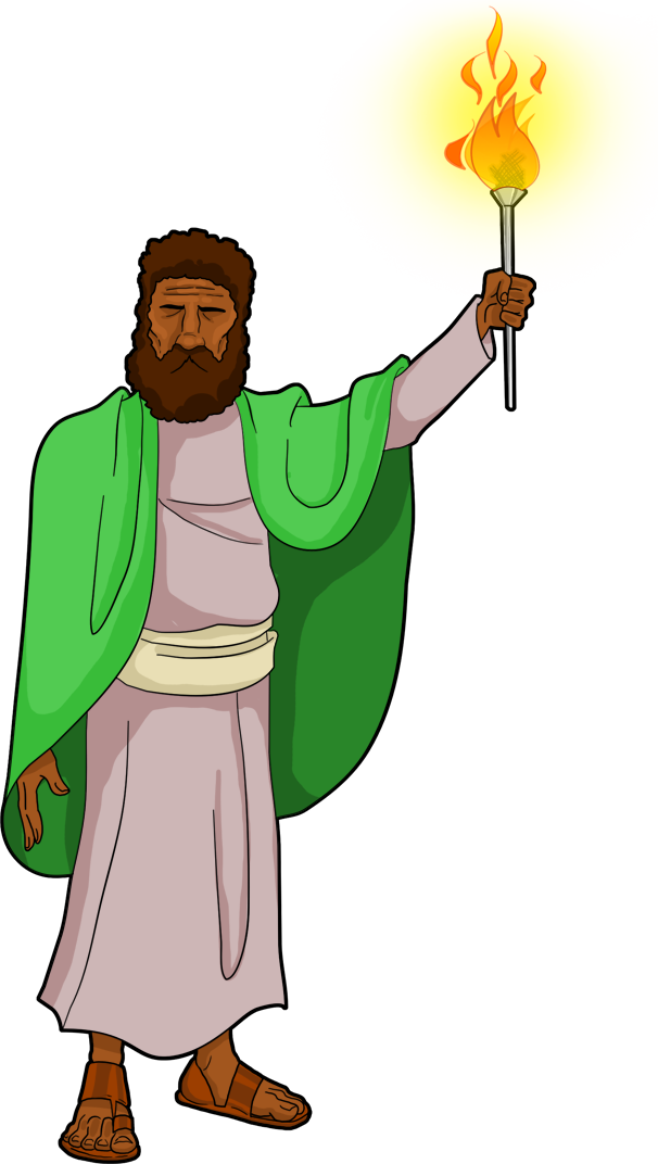 Ancient Israelite Torch Holder - Bible (606x1072), Png Download