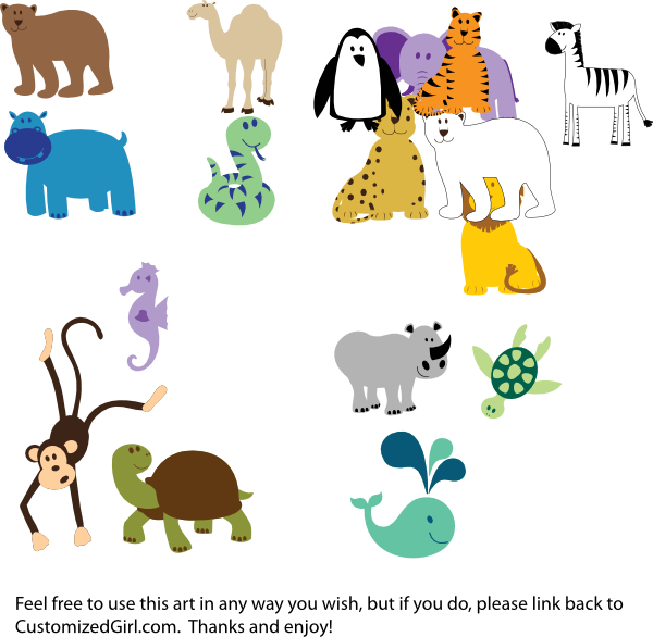 Bear Camel Hippo Snake Svg Clip Arts 600 X 586 Px (600x586), Png Download