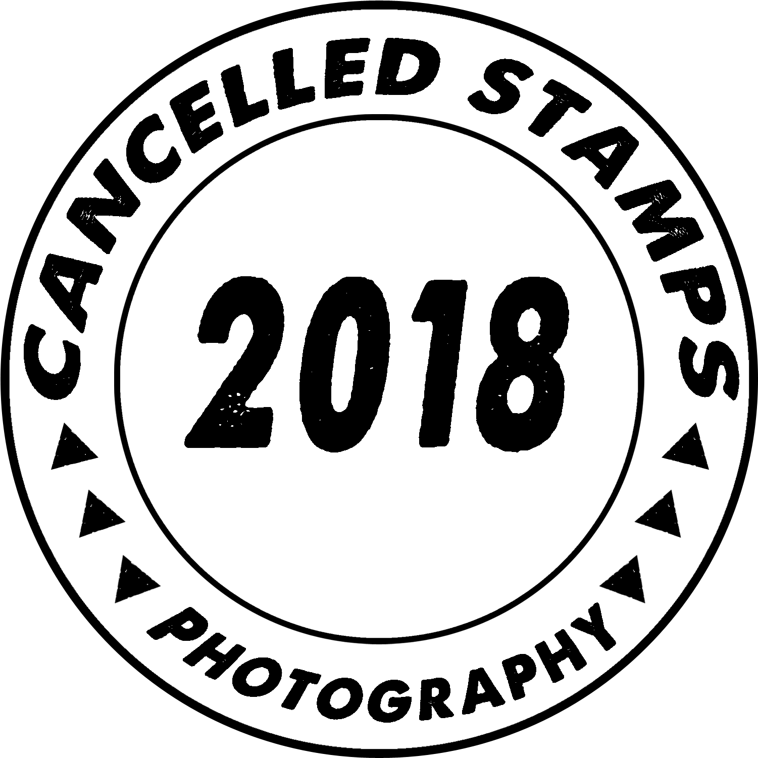 Cancelled Stamps Photography - Circle (1800x1800), Png Download