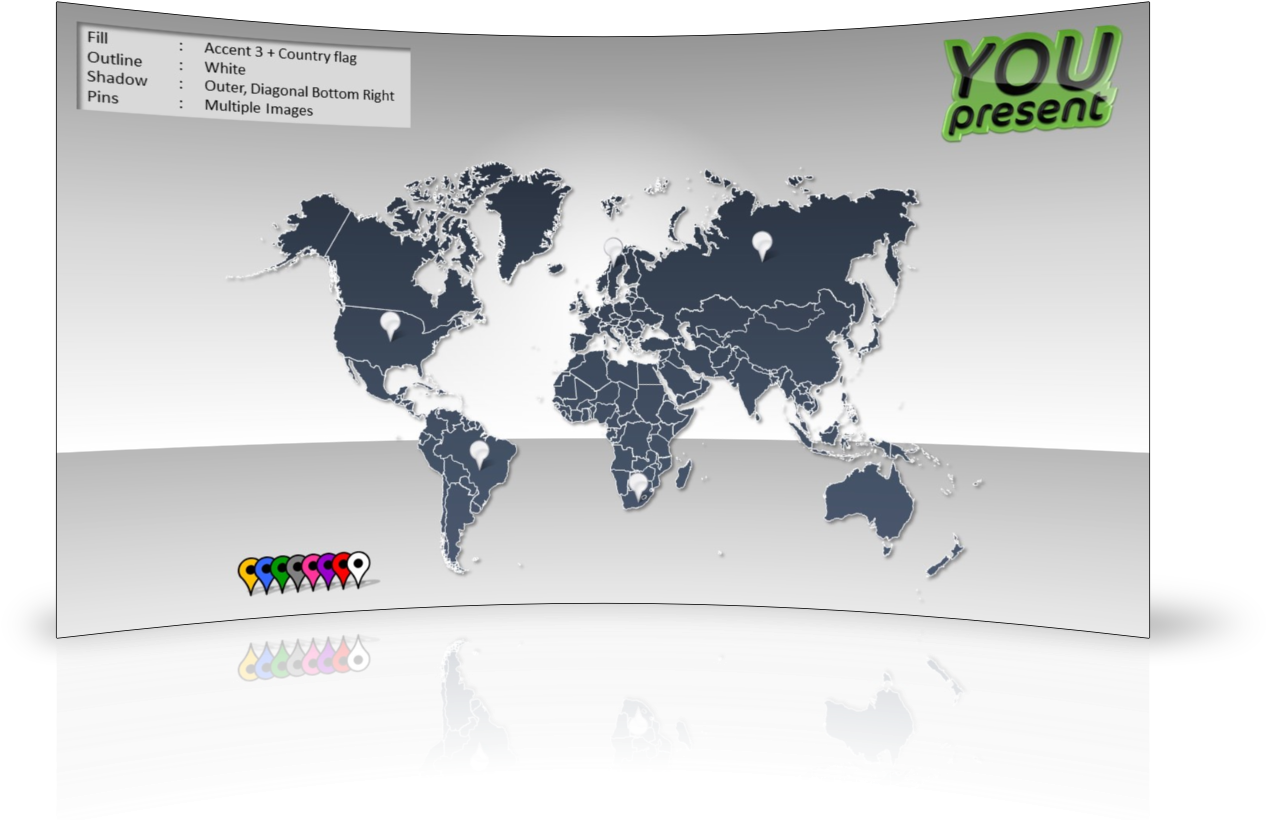 Powerpoint World Map Editable Changyuheng Me In - World Map (1341x857), Png Download