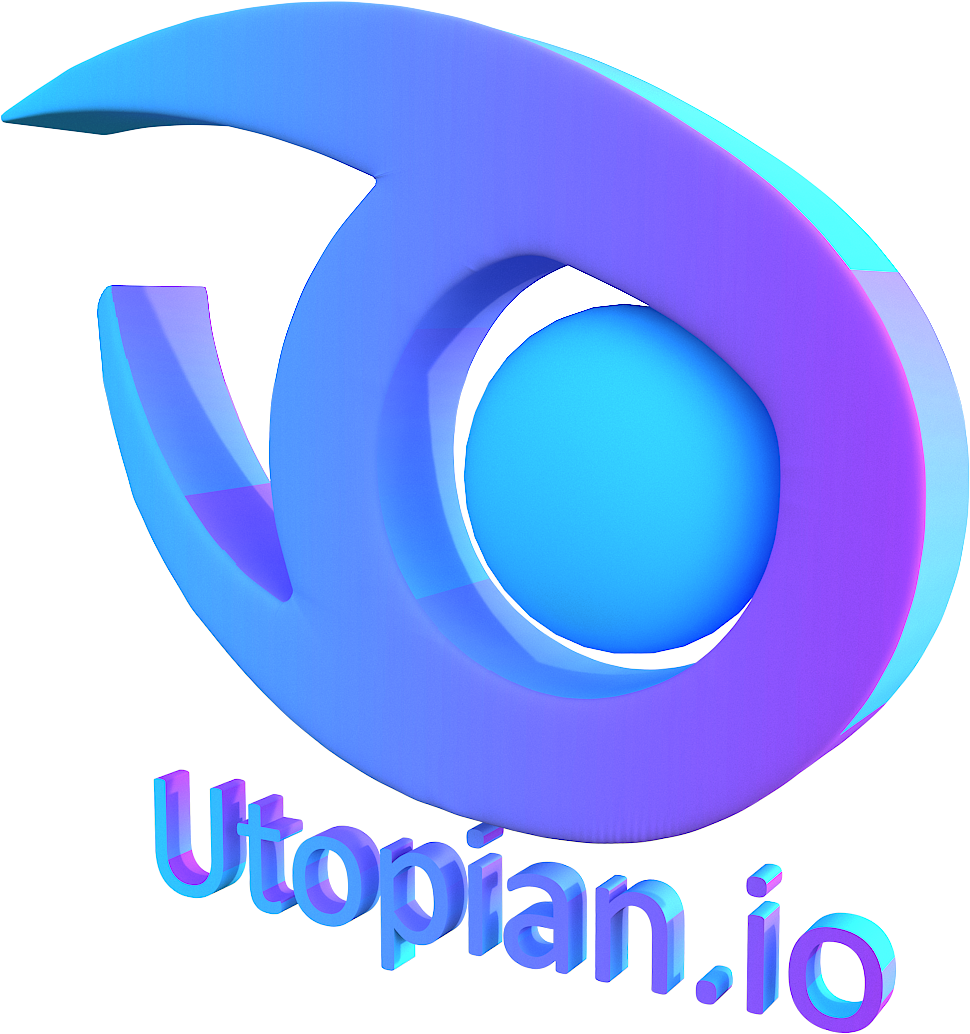 Utopian Logo3d - Logo (1400x1400), Png Download