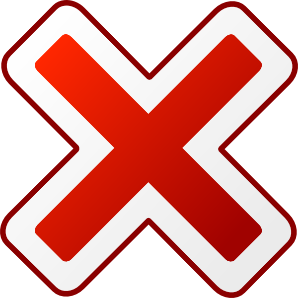 Wrong Clipart (500x500), Png Download
