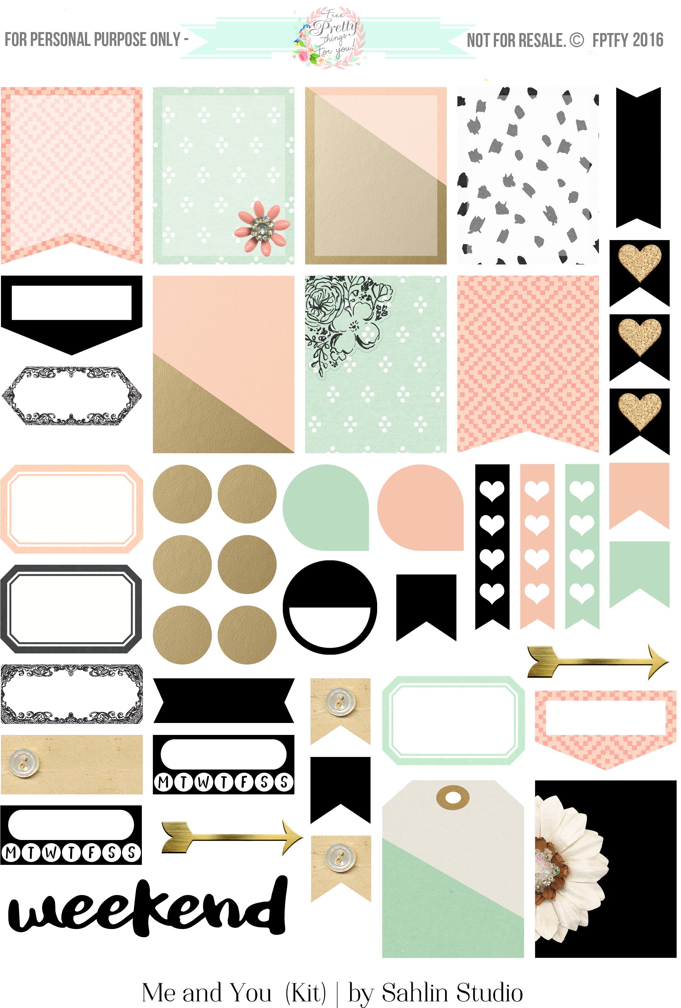 •erin Condren Png Page - Sticker (2550x3300), Png Download