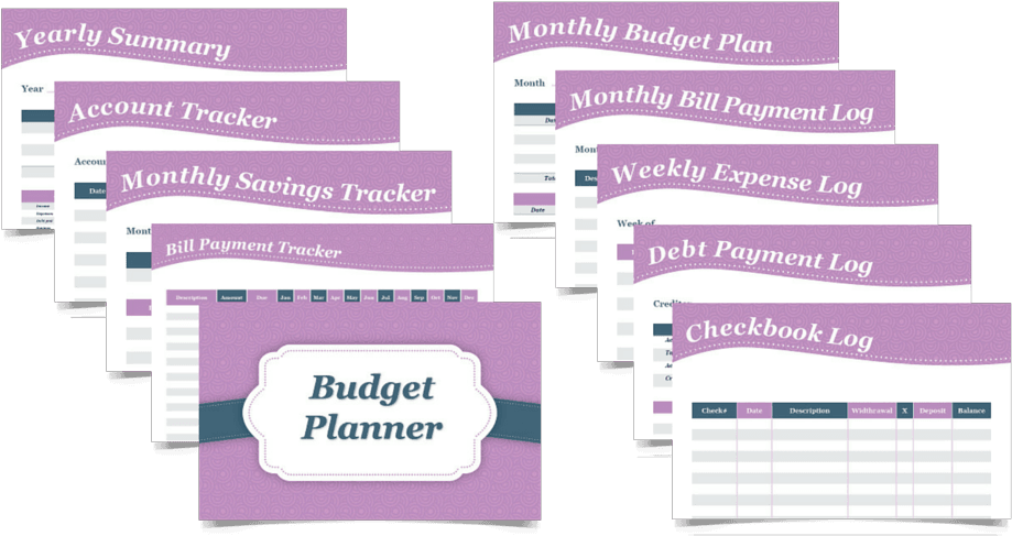 Free Printable Budget Planner - Budget (1000x500), Png Download