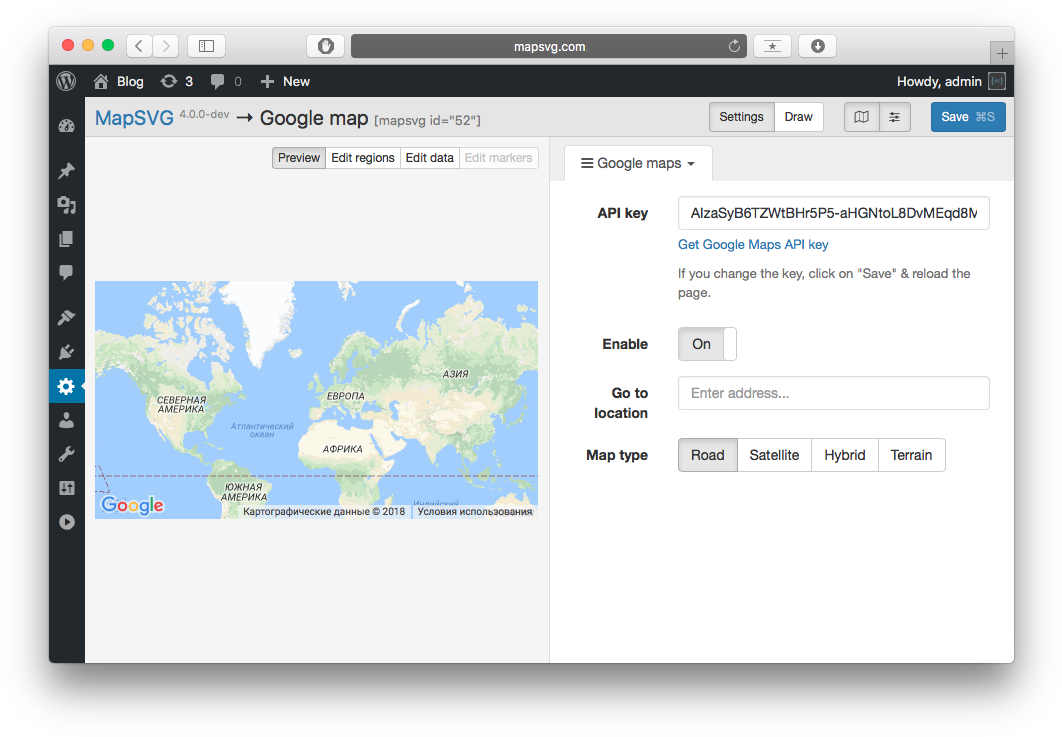 If Google Api Key Is Correct Then You Should See Google - Wordpress (1077x748), Png Download