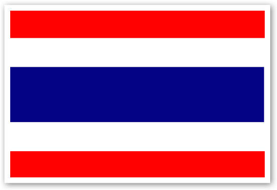 Flag Of Thailand Sticker - Flag Of Thailand (600x418), Png Download