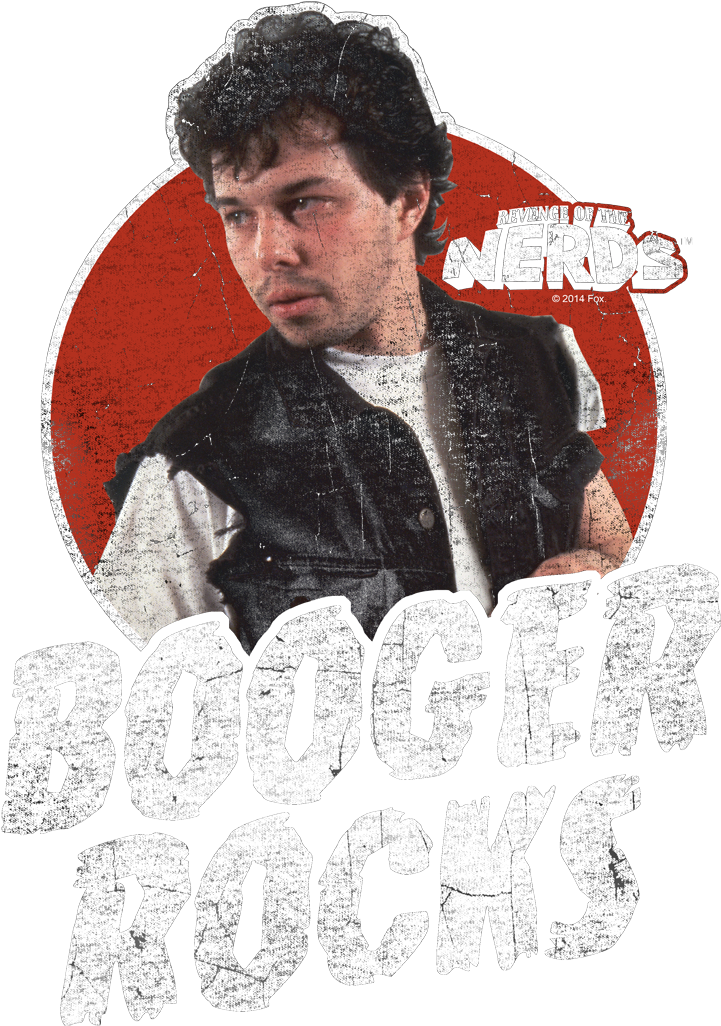 Revenge Of The Nerds Booger Rocks Men's Ringer T-shirt - Revenge Of The Nerds (850x1117), Png Download