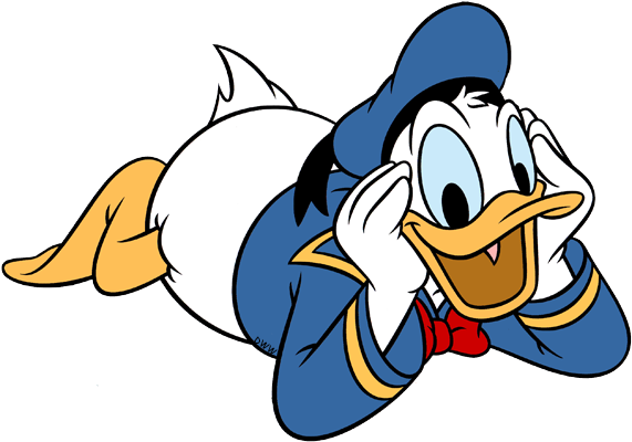 Donald Duck - ) - Donald Duck Png Png (579x407), Png Download