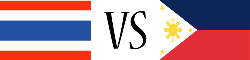 Deciding Between The Philippines And Thailand Can Be - Philippine Flag (908x268), Png Download