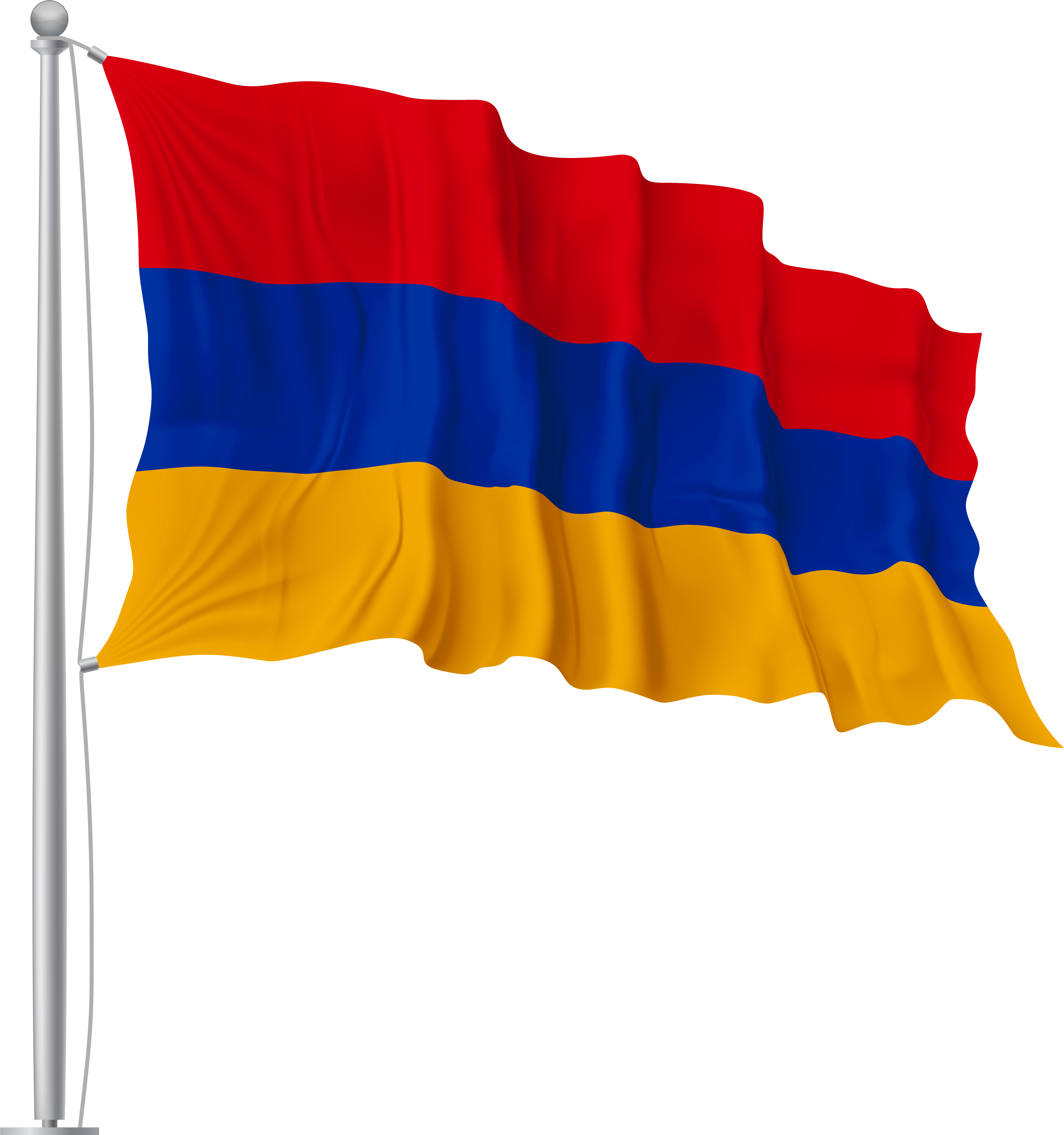 Armenia Waving Flag Png Image (7519x8000), Png Download