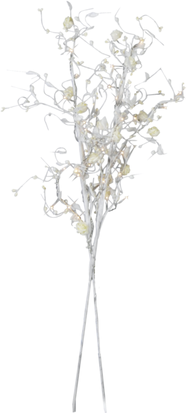 Decorative Twig Rose - Dekorationskvist Rose - Star Trading (600x600), Png Download