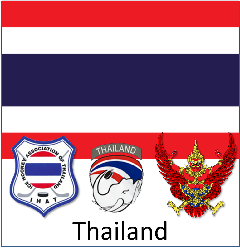Kingdom Of Thailand Iihf Full Member (joined April - Thailand Coat Of Arms Note Cards (pk (777x800), Png Download