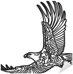 Illustration Of American Bald Eagle In Flight - Bald Eagle (400x400), Png Download