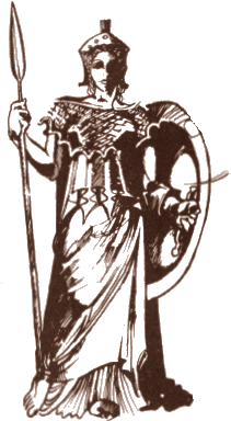 Athenastatue Png Free Download - Athena Deities And Demigods (300x450), Png Download