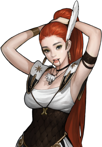 Goddess Of War Skin - Athena From Hyper Universe (500x521), Png Download