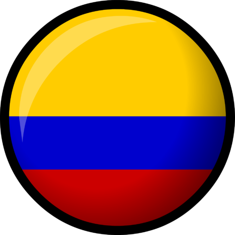 Colombia Flag - Colombia Club Penguin (480x480), Png Download