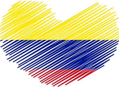 Colombia Pro Picture Filter Overlay For Face - Trinidad And Tobago Heart Flag (480x480), Png Download