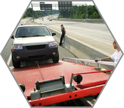 Tire Repair Towing Service Towing Service - Towing Service (426x370), Png Download