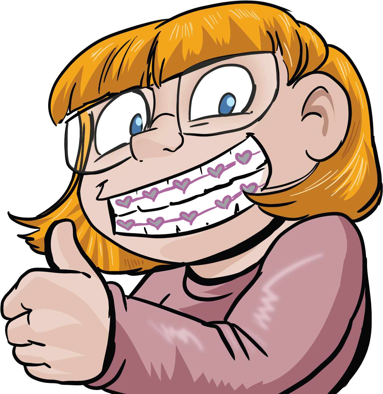 Wildsmiles Braces - Cartoon (1440x1440), Png Download