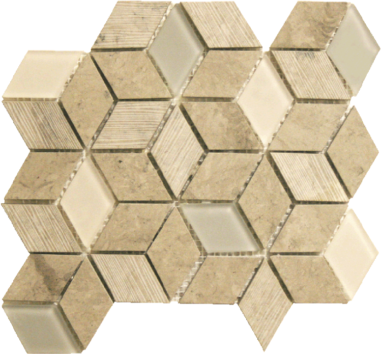 Cube Glass/stone/wood Texture Blend - Tile (785x800), Png Download