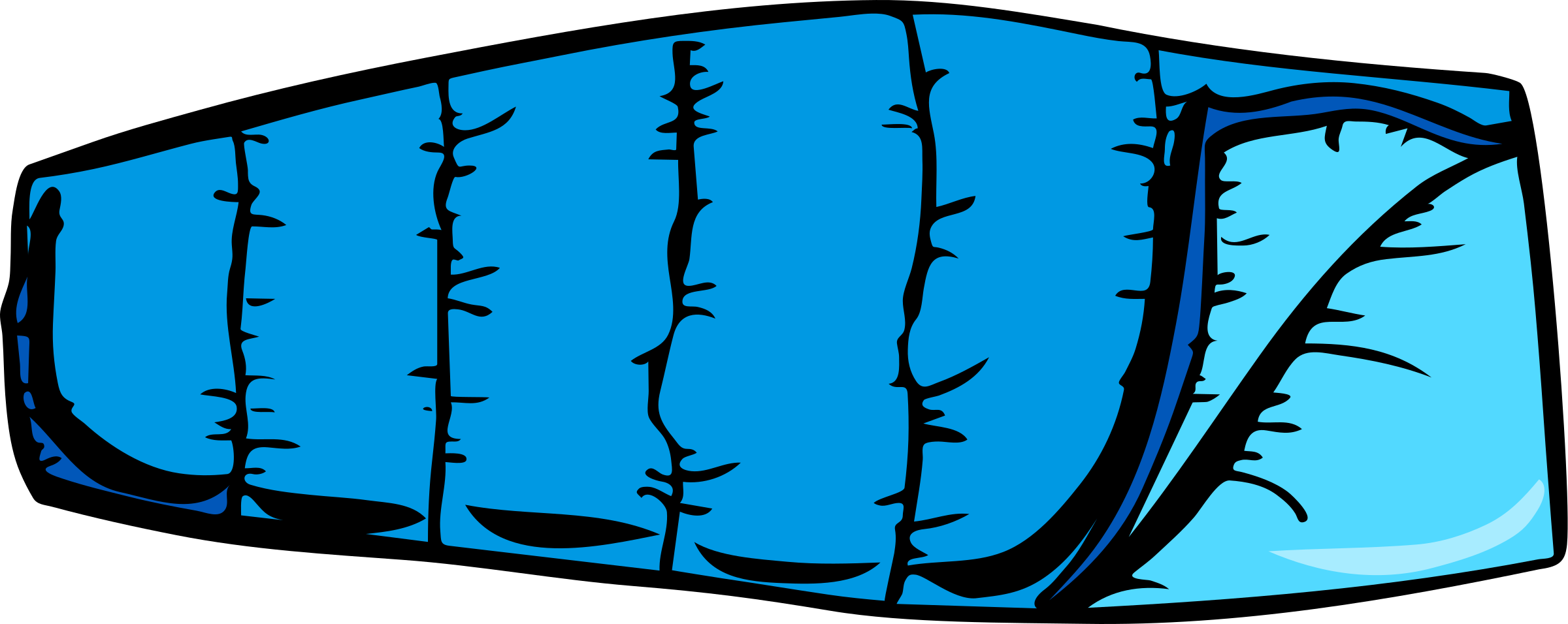 This Free Icons Png Design Of Blue Sleeping Bag (2400x956), Png Download