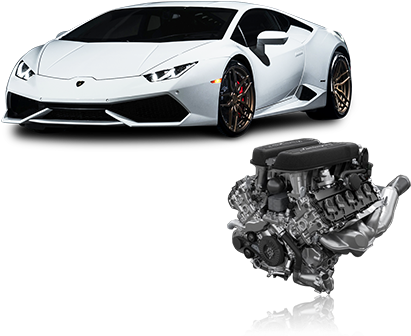 Lamborghini Huracan Gt3 Engine (450x450), Png Download