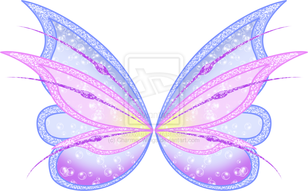 Harmonix Wings For Dazzlingwinxgirl By Charmedwings - Winx Club Fairy Wings Transparent (1024x636), Png Download