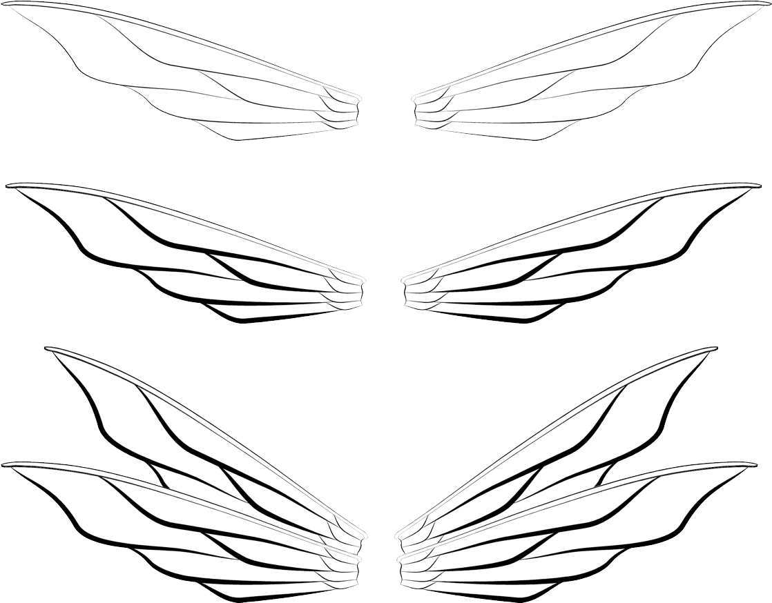 Bee Fairy Wings Lineart By - Stock Photography (1200x1024), Png Download