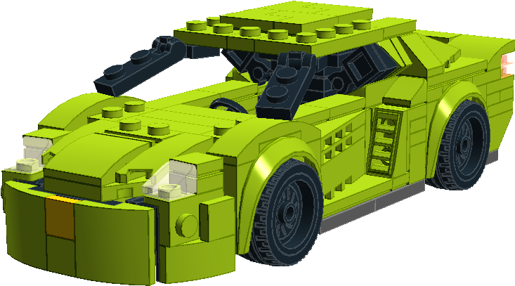 Bright Green Lambo - Supercar (1006x674), Png Download