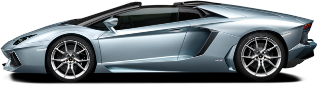 Lamborghini Aventador Lp 700-4 - Lamborghini Aventador Roadster Side View (640x480), Png Download