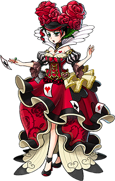 Gear Austere Queen Of Hearts Render - Queen Of Hearts Character Design (380x380), Png Download