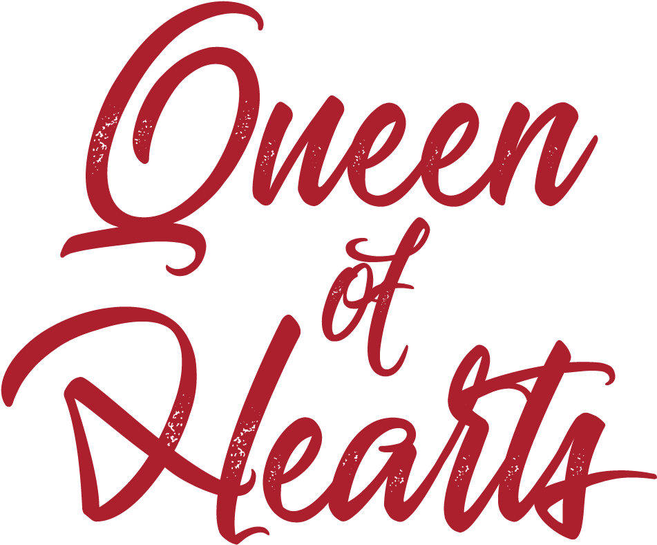 “queen Of Hearts” Women's Racerback - King Of Hearts Calligraphy (1188x1000), Png Download